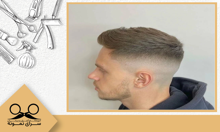 مدل موی خامه ای فید پوست