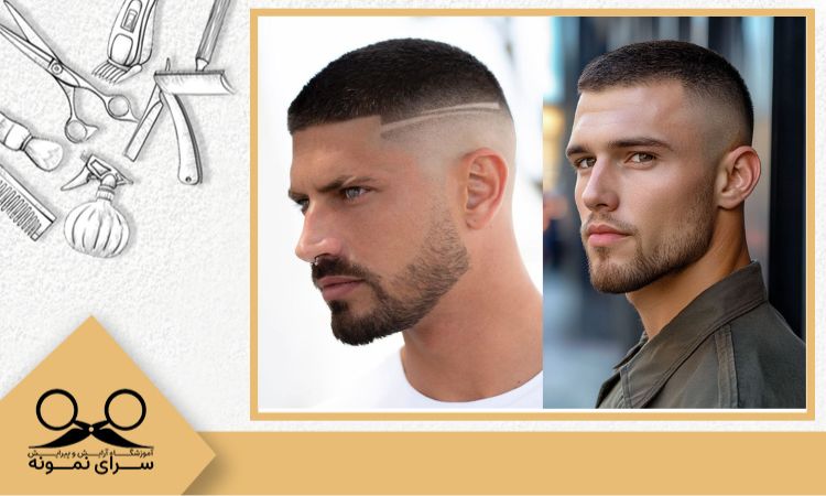 بازکات با محو (Buzz Cut Fade)