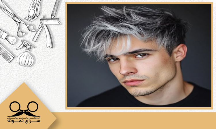 فرمول رنگ موی خاکستری مردانه