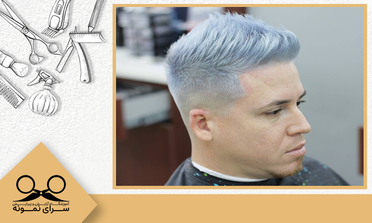 فرمول رنگ موی یخی مردانه