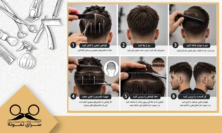کراس چک و تقسیم بندی مو